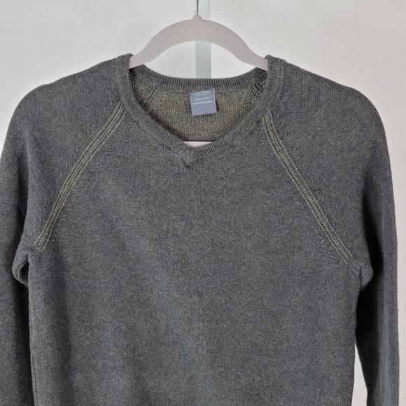 TAILOR VINTAGE pullover birdeye V-neck Sweater Sz S NEW - Picture 2 of 4